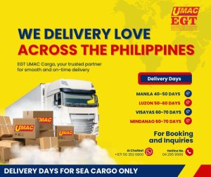 We delivery across the Philipines