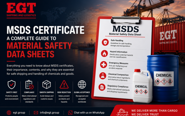 MSDS Certificate